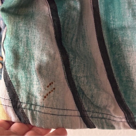 Vintage 90s 80s hand painted leather tassel denim jacket. Size L - Picture 11 of 11